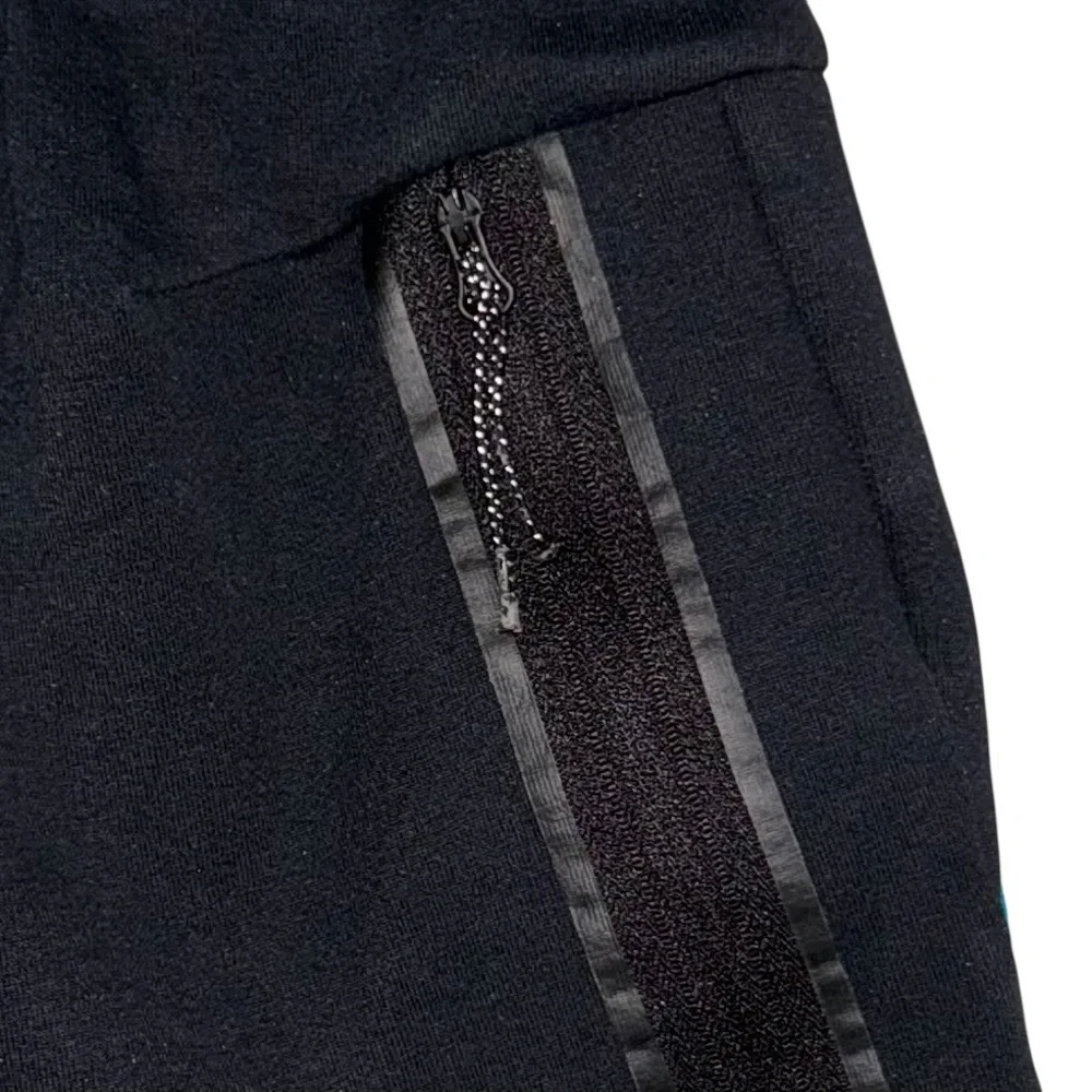 NIKE Tech Fleece Sweatpants Hoodie Set Size M/L South Beach Black/Blue/Fireberry
